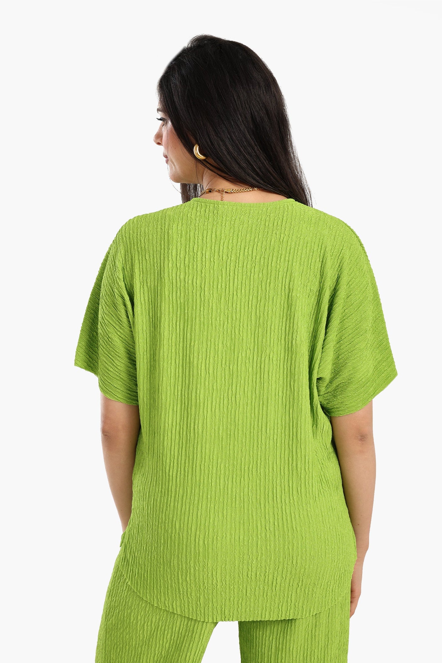 كارينا - بلوزة صالة مضلعة