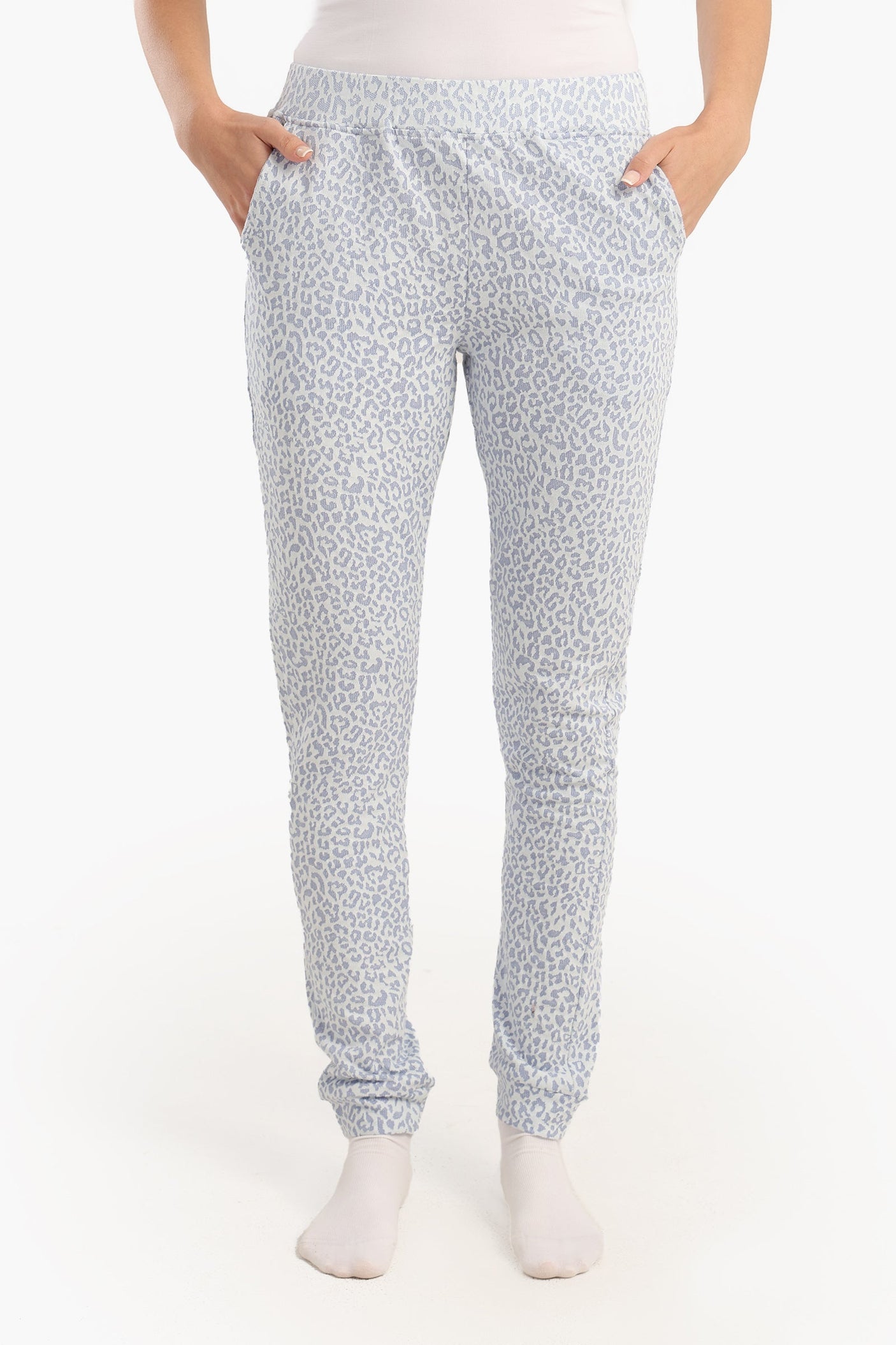 كارينا - بنطال بيجاما بطبعة حيوانية