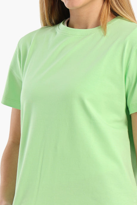 Carina - Cotton Basic Slip On T-Shirt