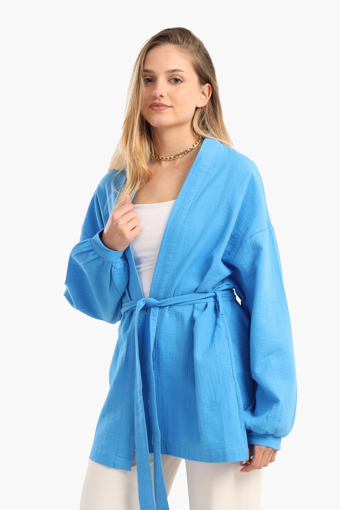 Carina - Tencel Open Front Cardigan