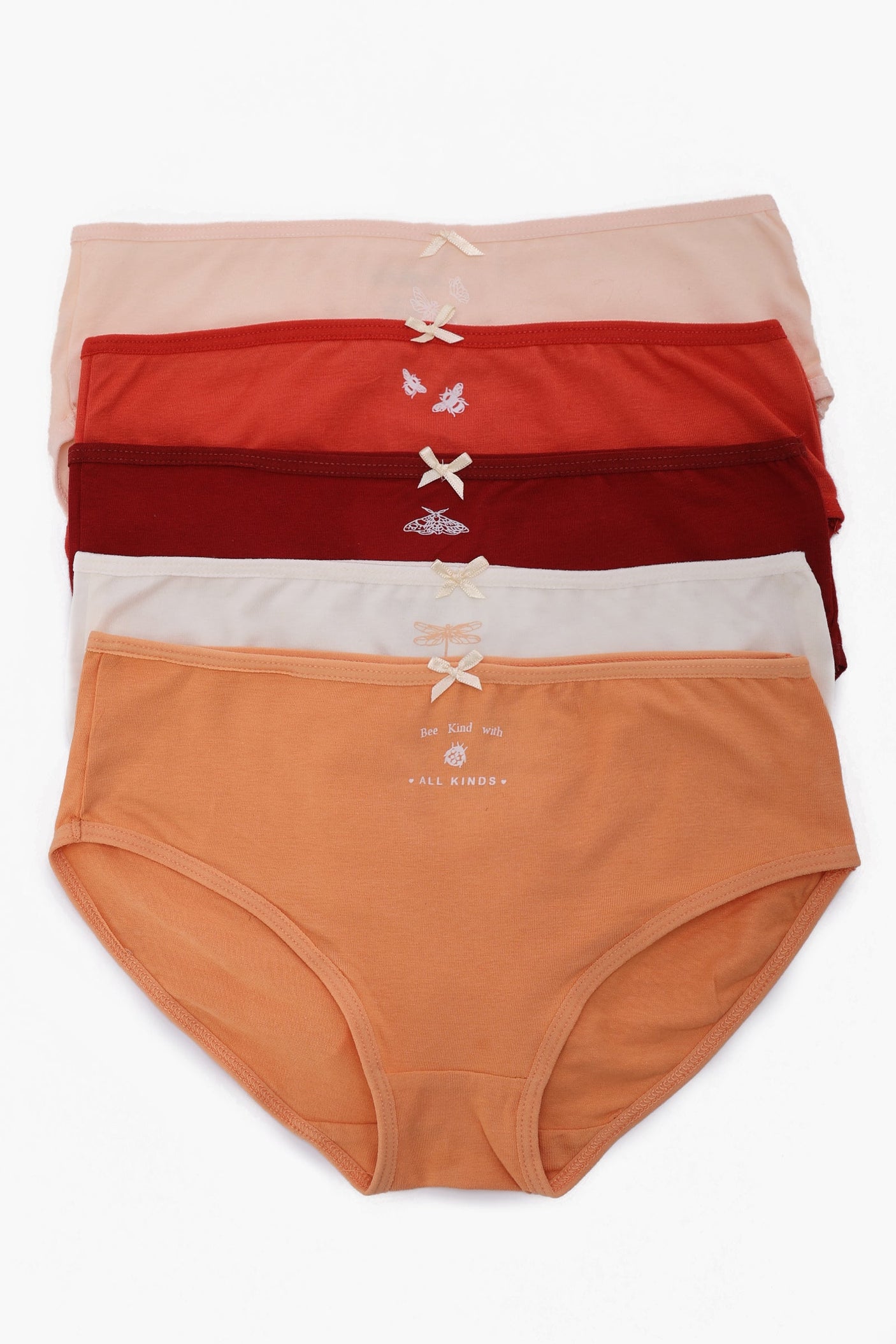 كارينا - مجموعة من 5 سراويل داخلية قصيرة للفتيات