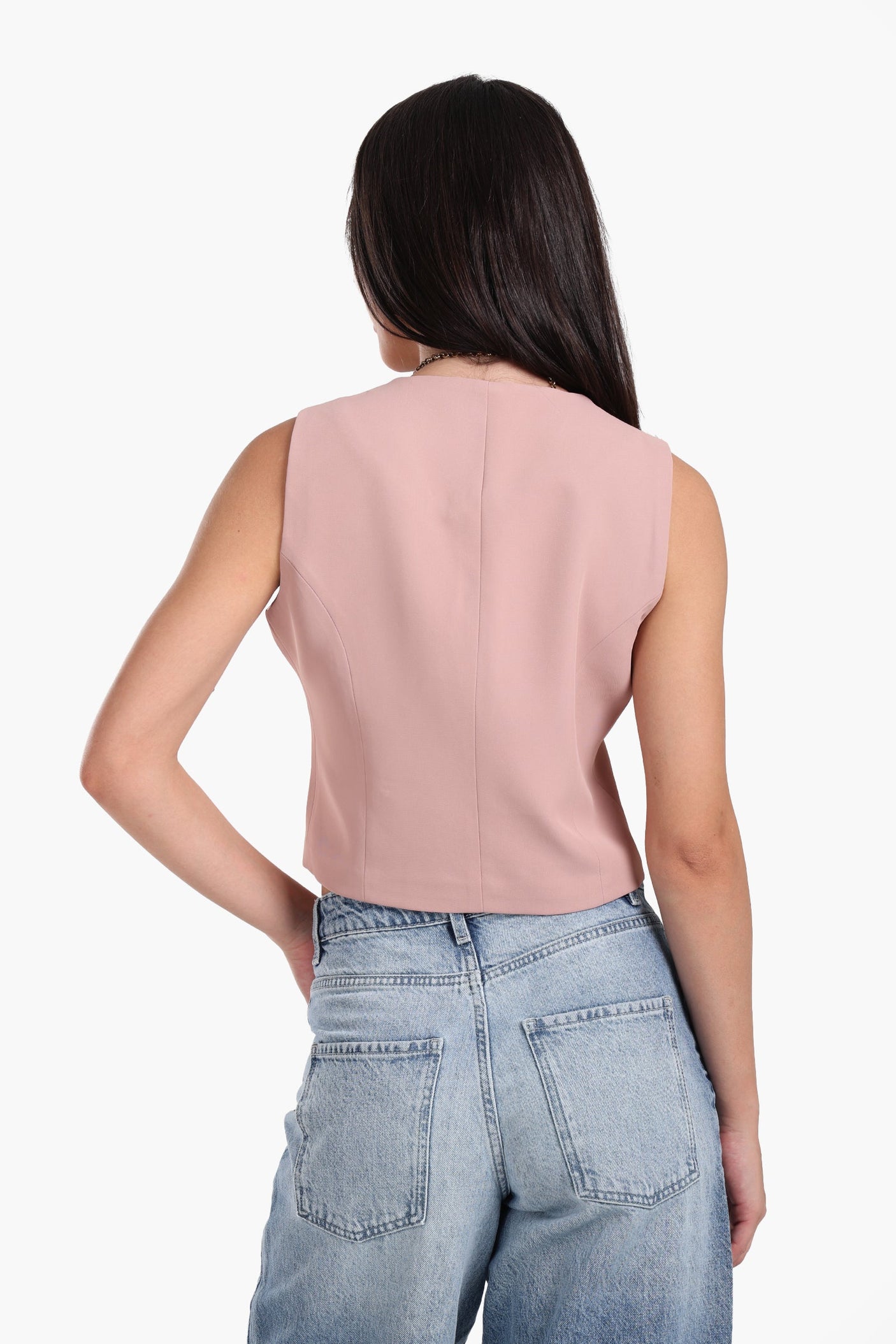 سترة بدون أكمام غير متماثلة