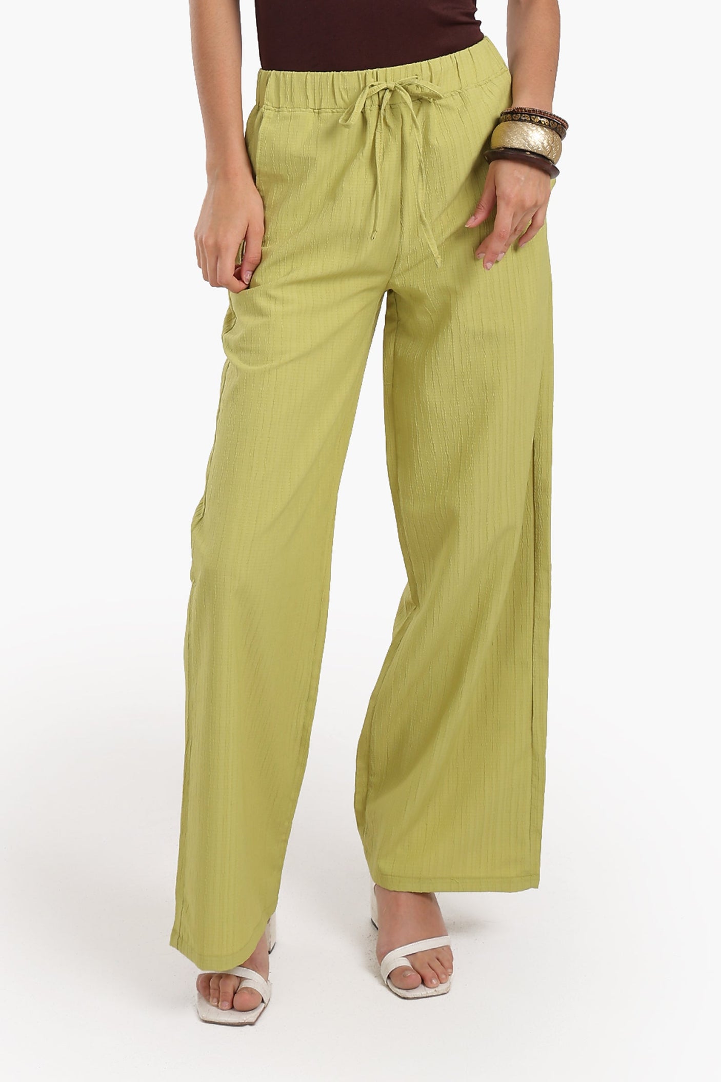 كارينا - بنطال استرخاء مضلع