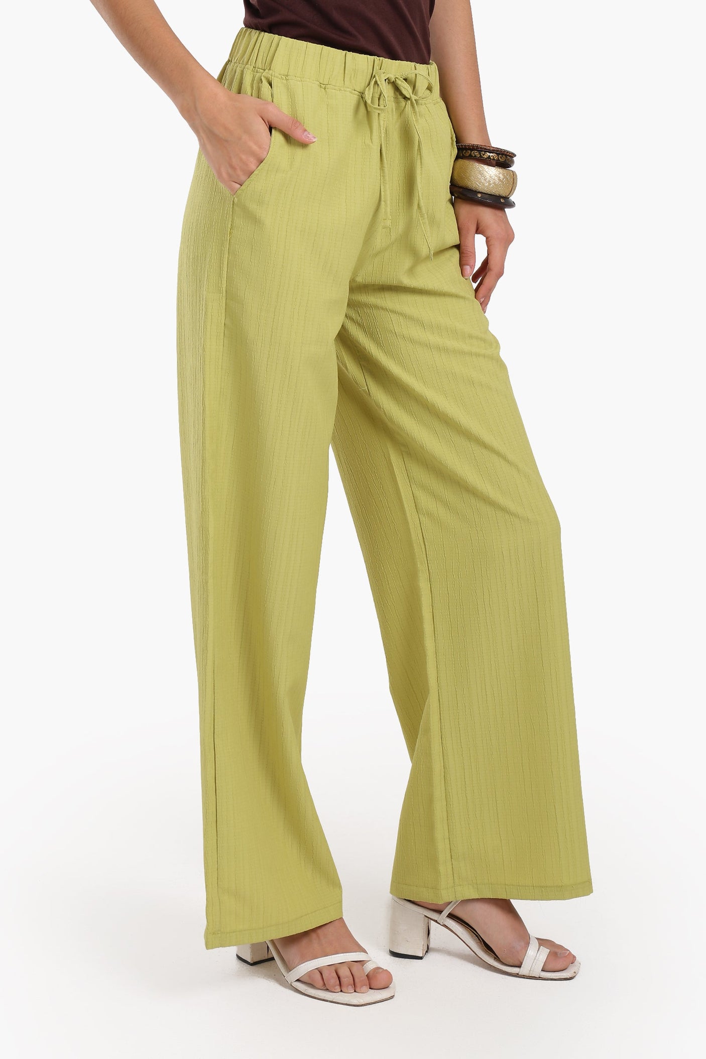 كارينا - بنطال استرخاء مضلع