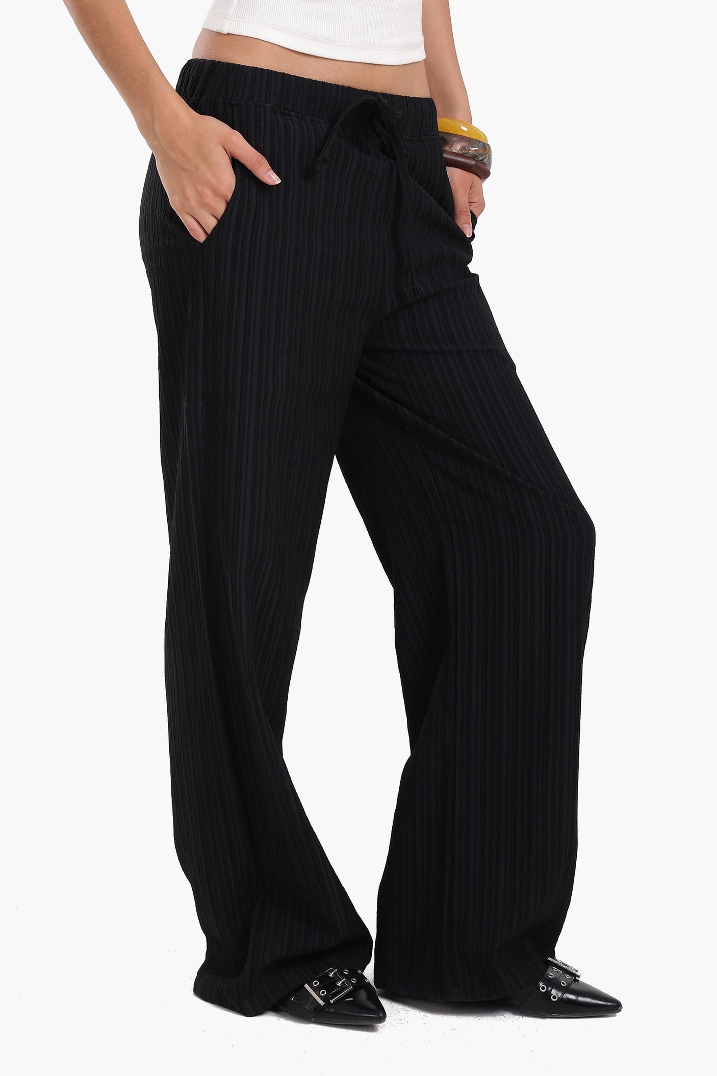 كارينا - بنطال استرخاء مضلع