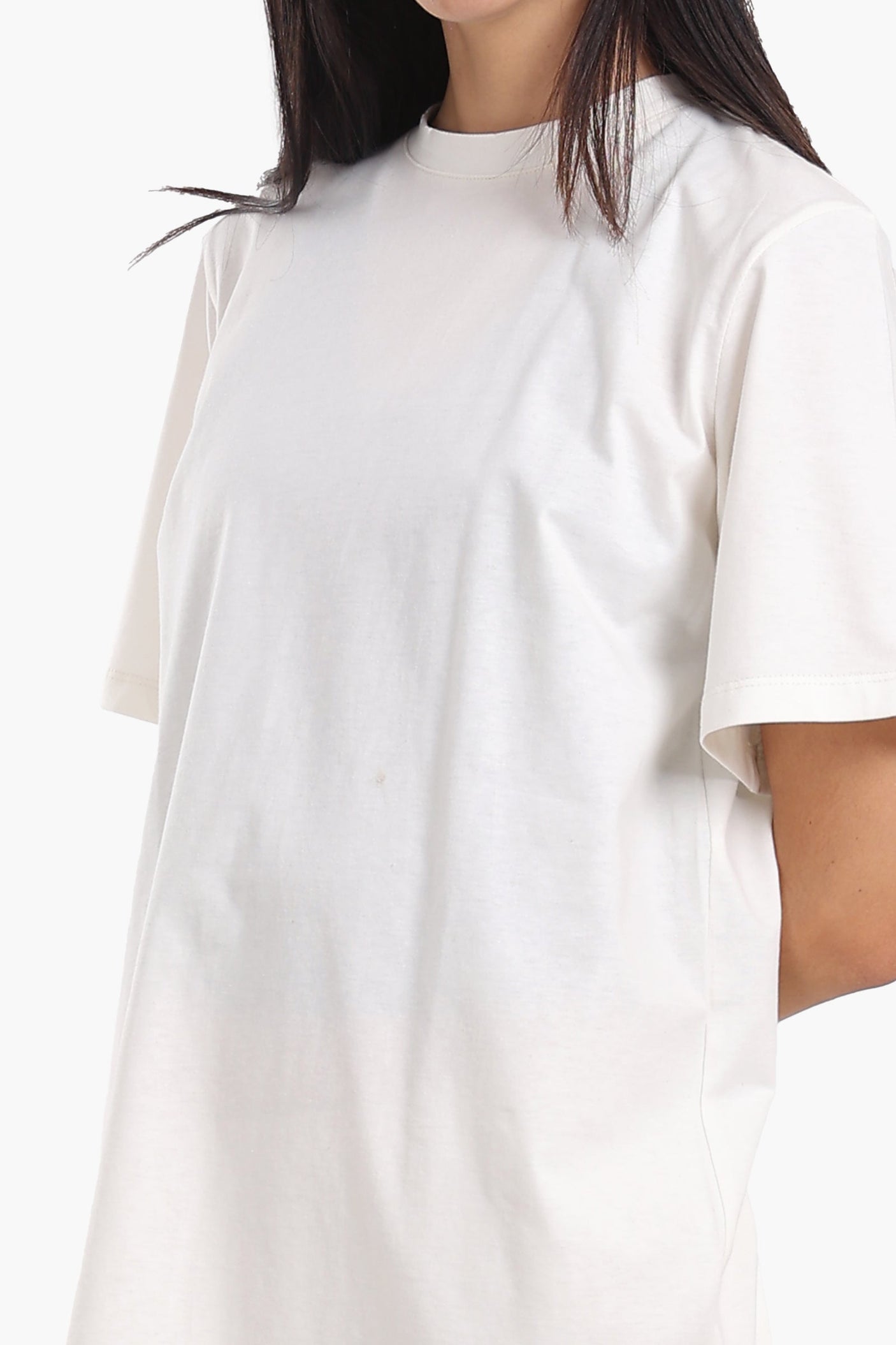 كارينا - فستان قطني بأكمام قصيرة