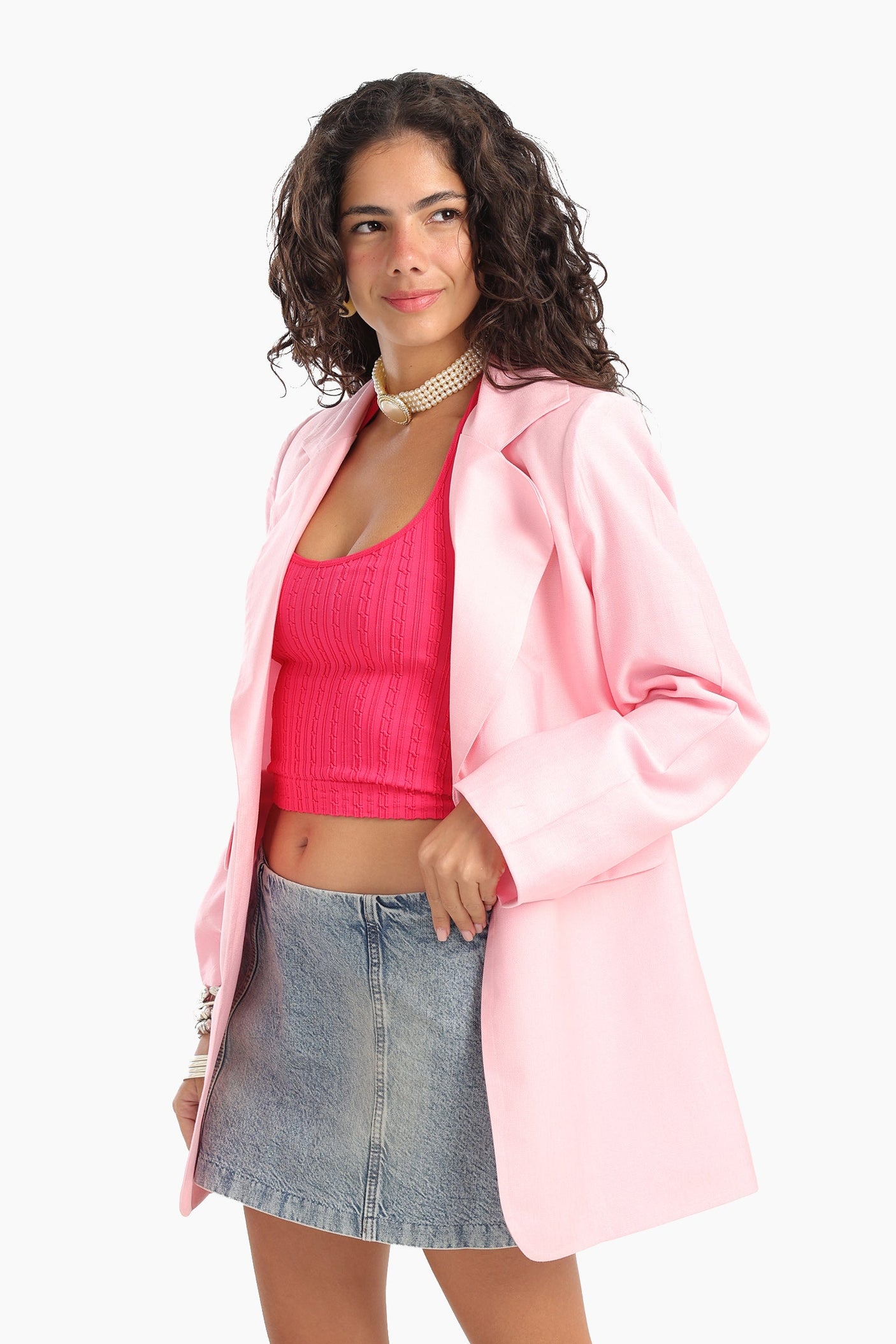 كارينا - سترة كلاسيكية بأكمام طويلة