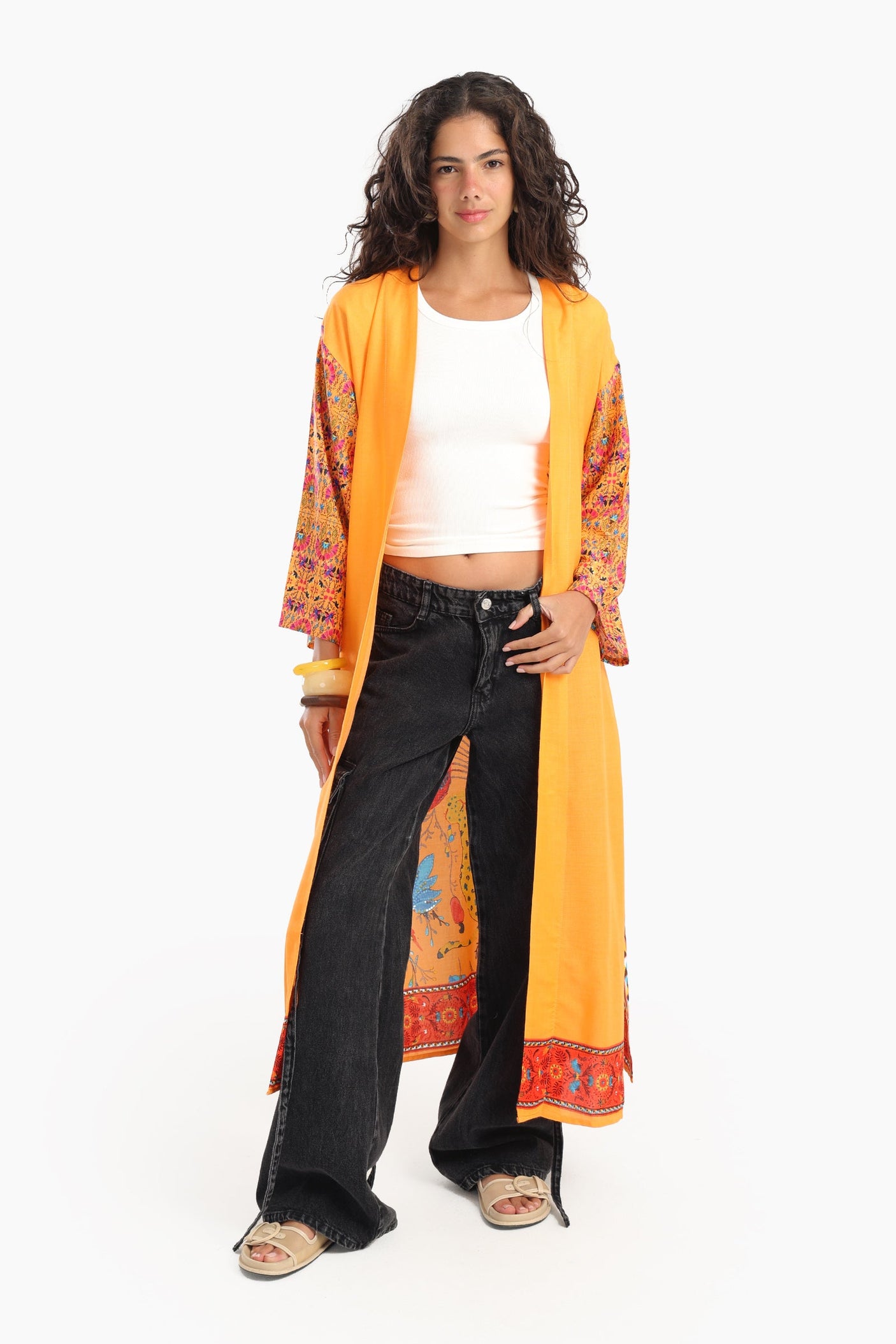 Carina - Chic Printed Colored Kimono