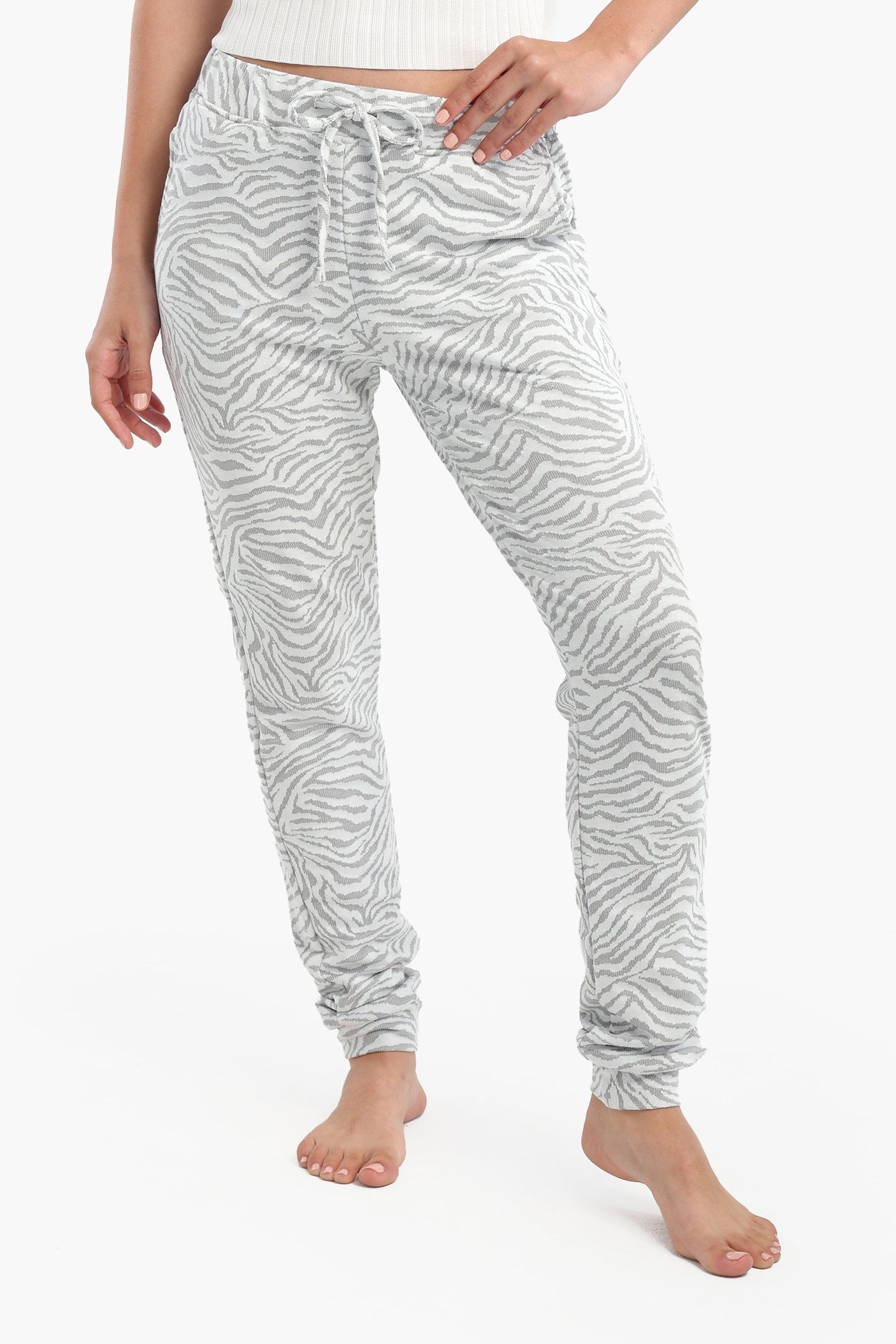 كارينا - بنطال بيجاما بساق الجزرة