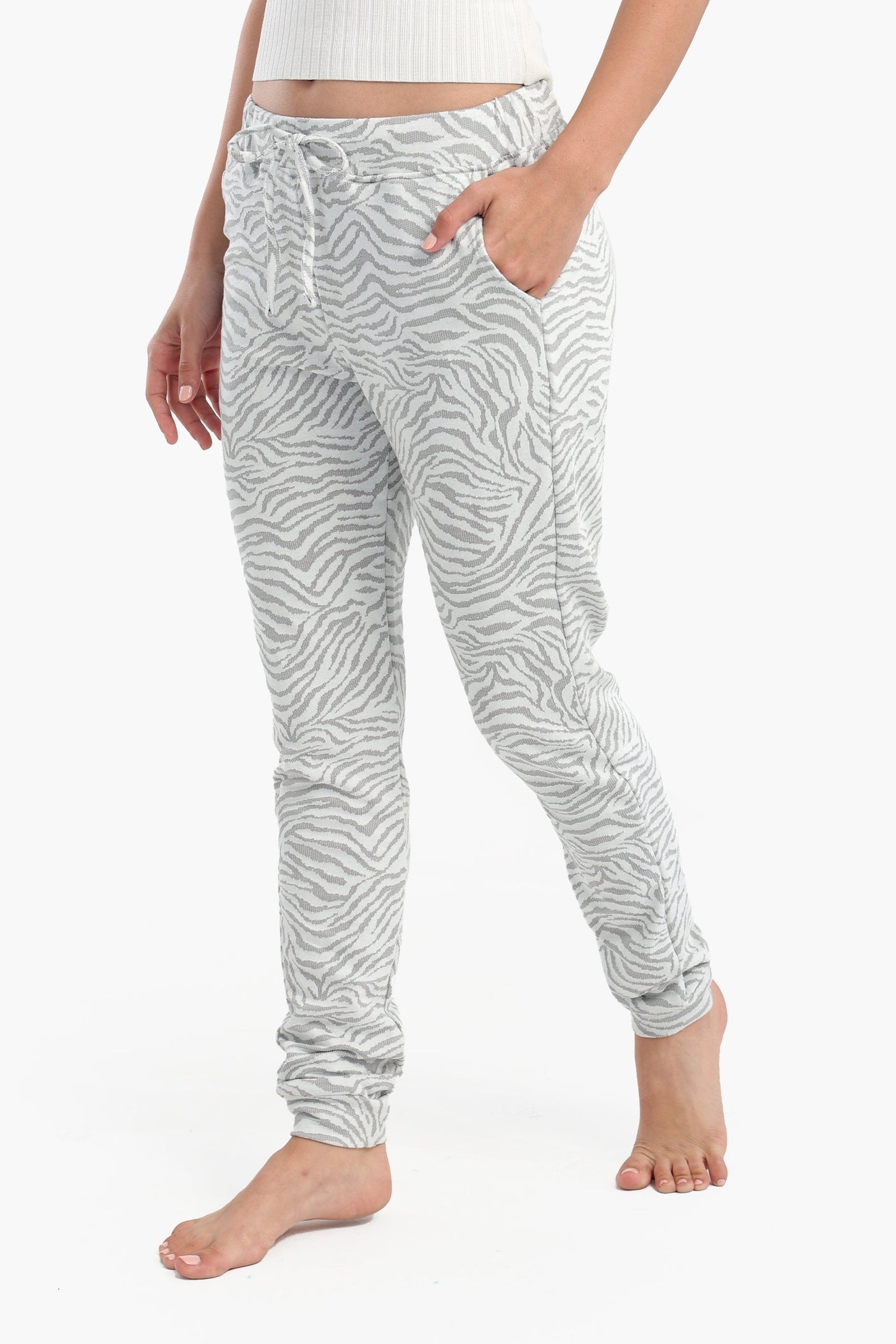 كارينا - بنطال بيجاما بساق الجزرة