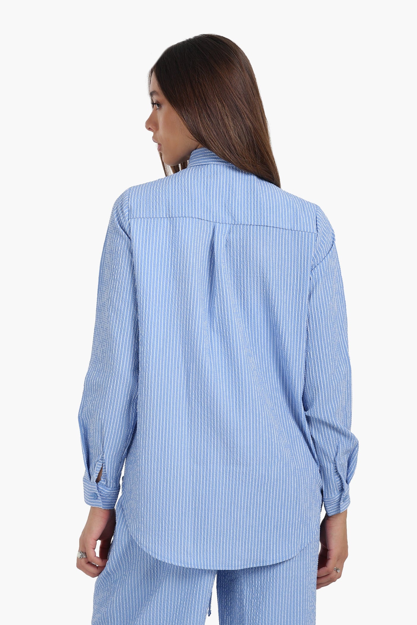 كارينا - قميص مخطط بأكمام طويلة