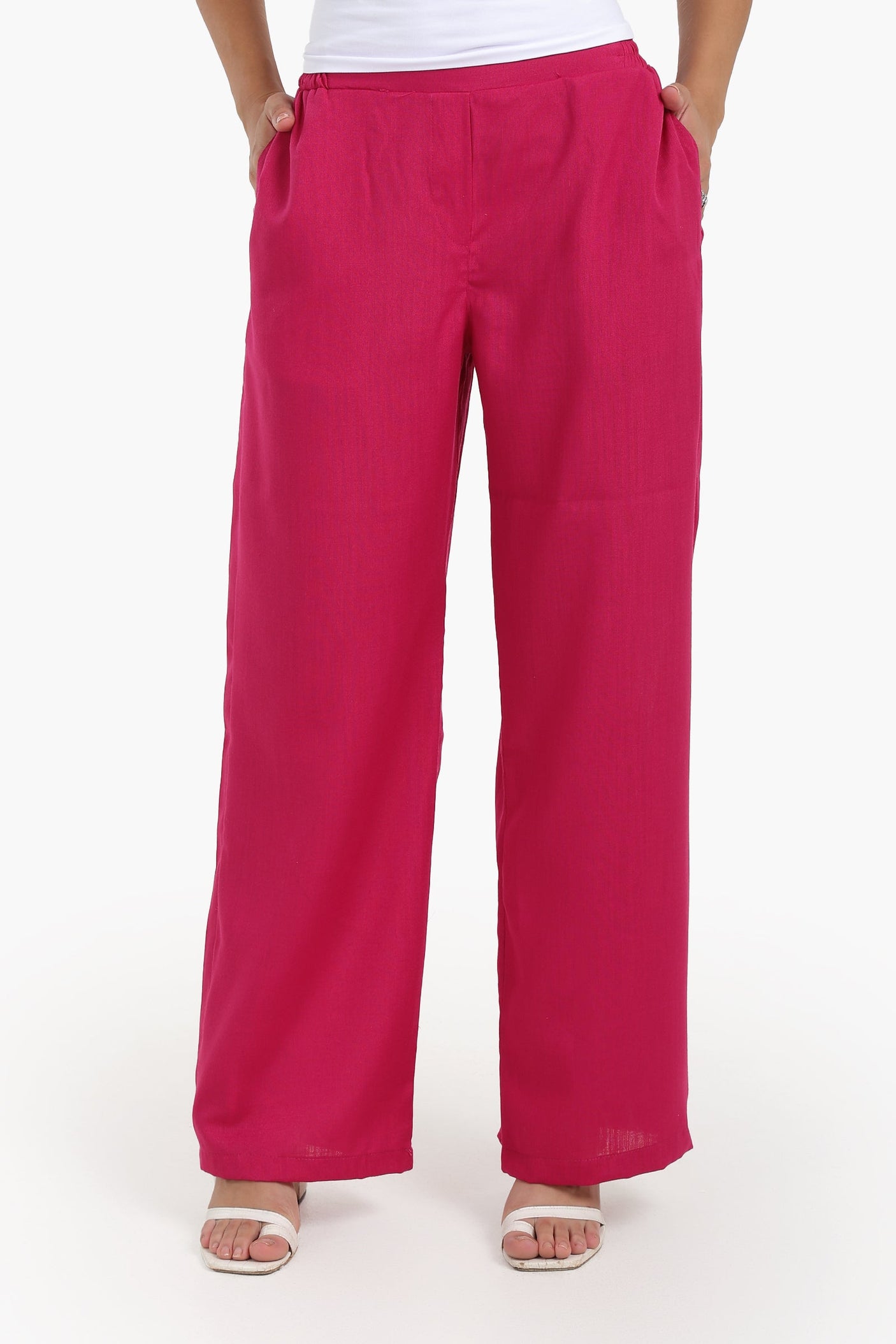 كارينا - بنطلون أنيق واسع الساق