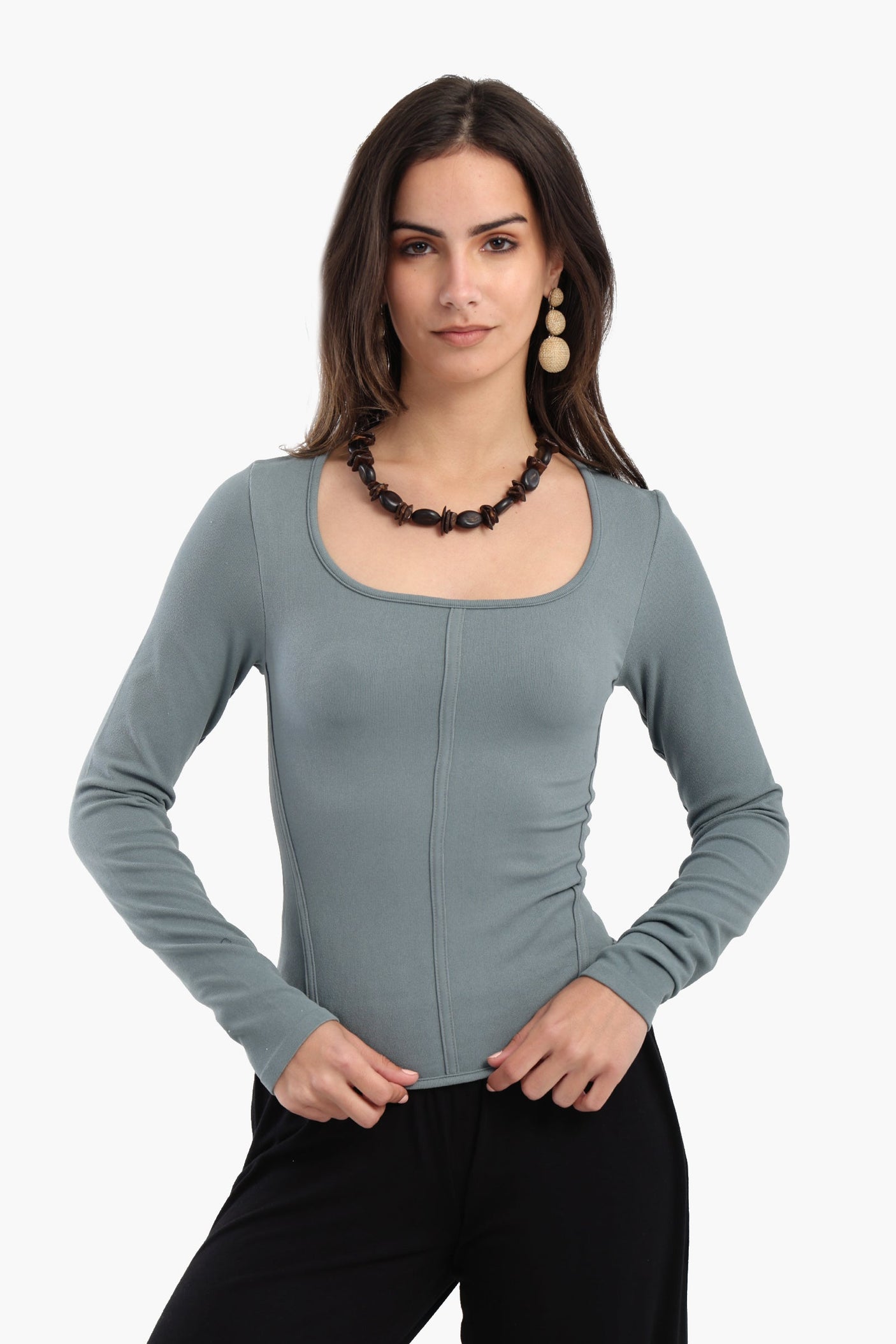 Carina - Square Neck Corset Top