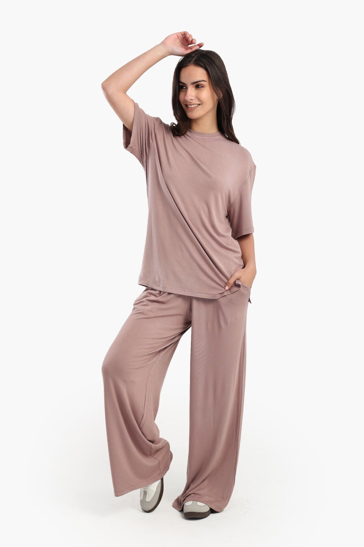 كارينا - قميص لاونج كبير الحجم