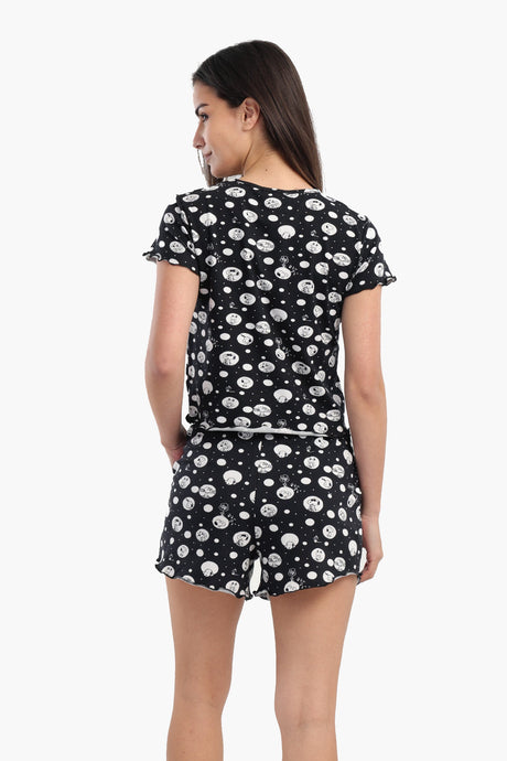 كارينا - طقم بيجامة مطبوع عليه سنوبي