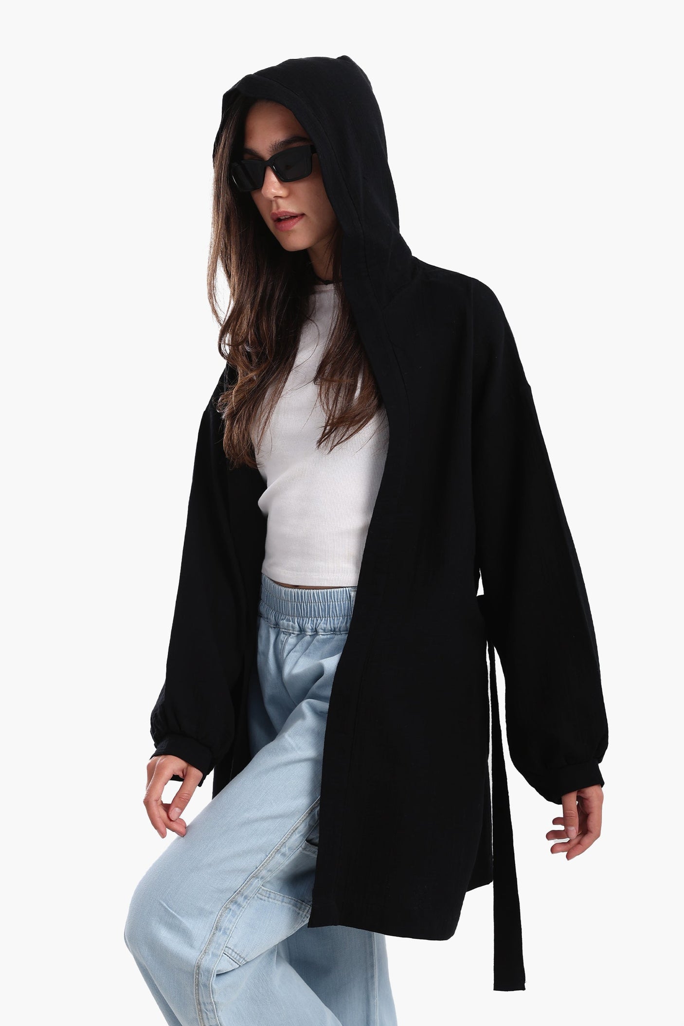 كارينا - سترة صيفية بغطاء للرأس