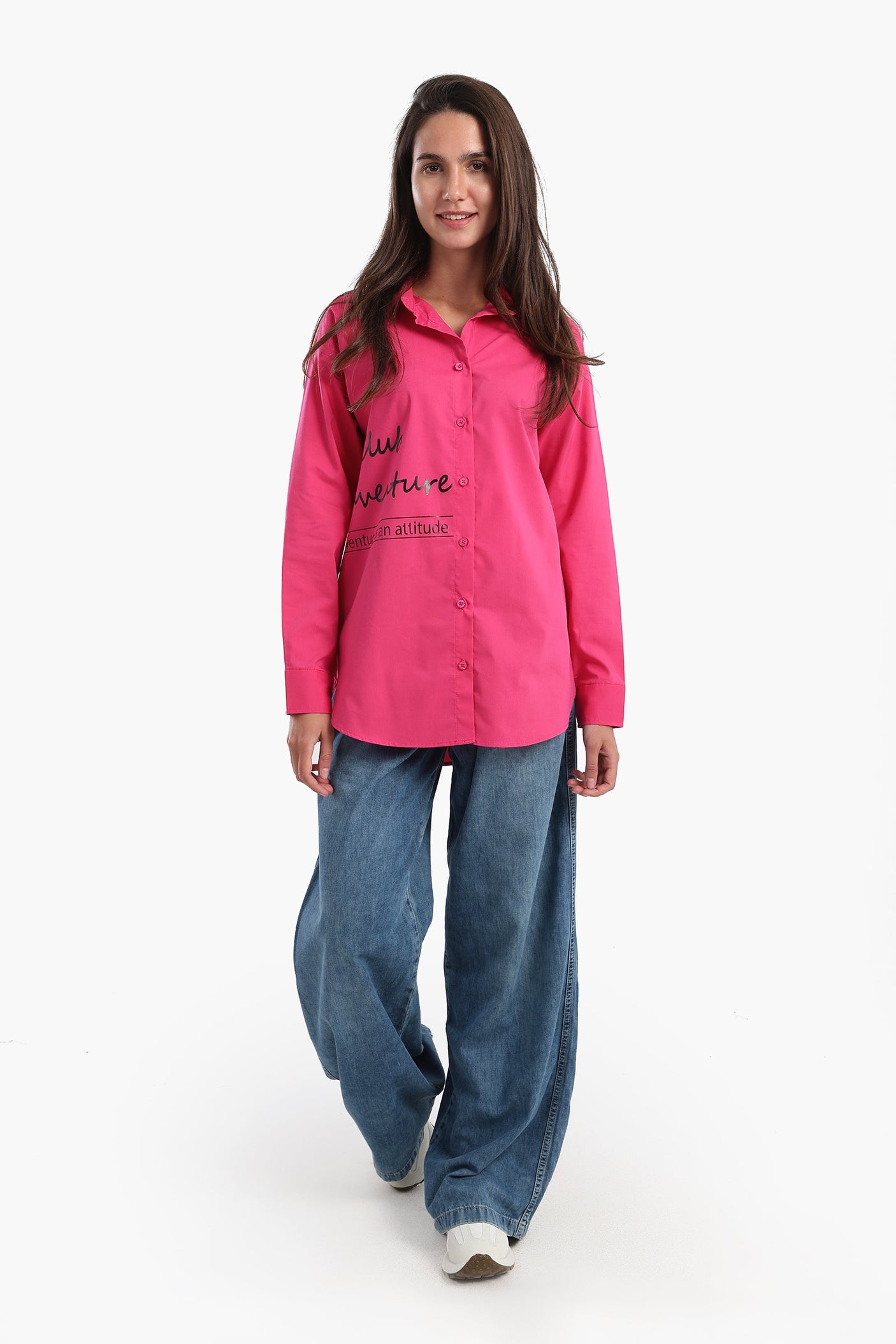 كارينا - قميص مطبوع على جانب واحد