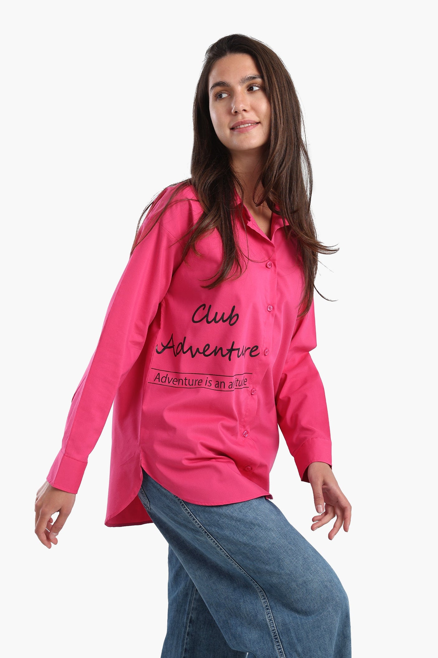 كارينا - قميص مطبوع على جانب واحد