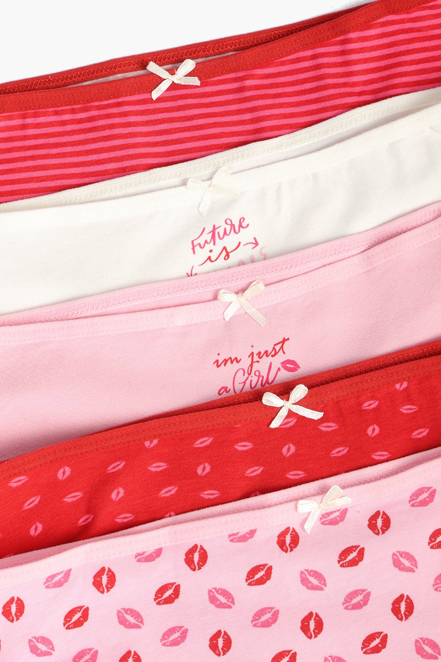 كارينا - مجموعة من 5 سراويل داخلية قصيرة ملونة