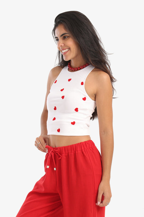 Clue - Heart Prints Top
