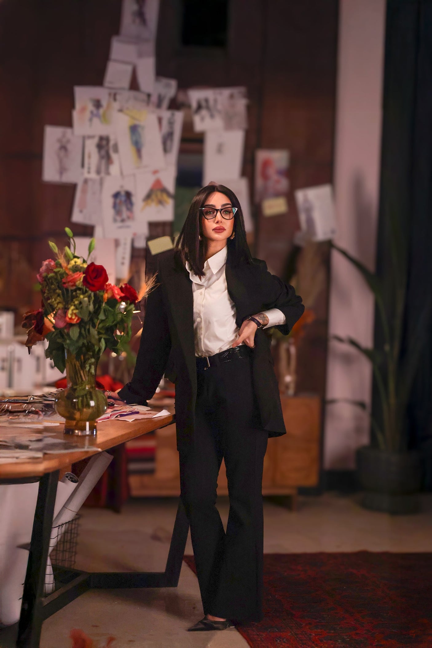 Carina - Straight Cut Solid Pants