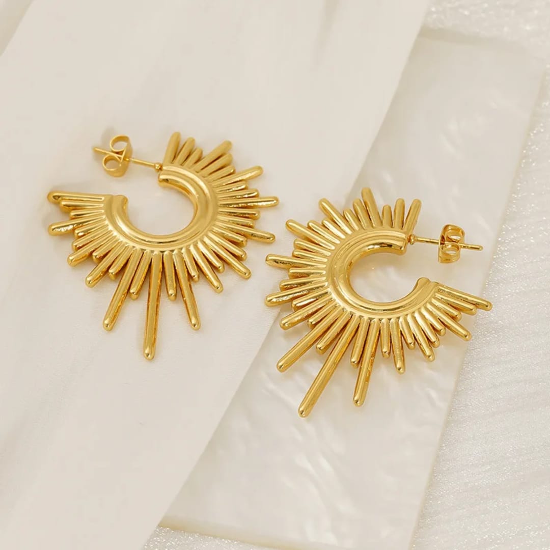 Golden Sun Earrings