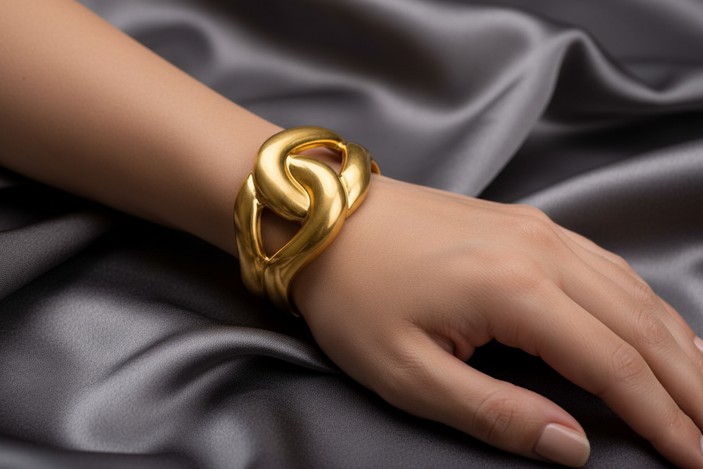 Interlocking Gold Bracelet