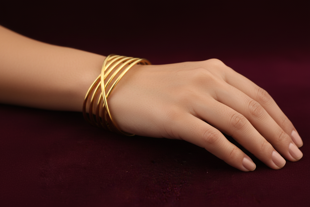 Elegant Multi-Strand Gold Bracelet