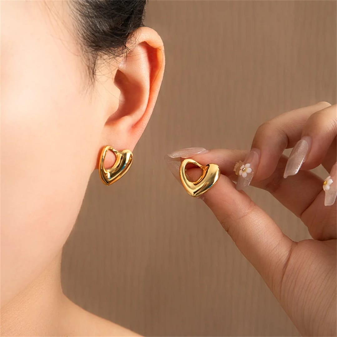 Heart-Shaped Earrings