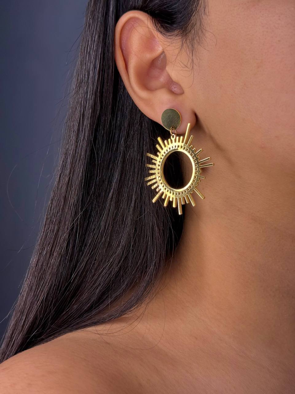 Golden Sun Earrings