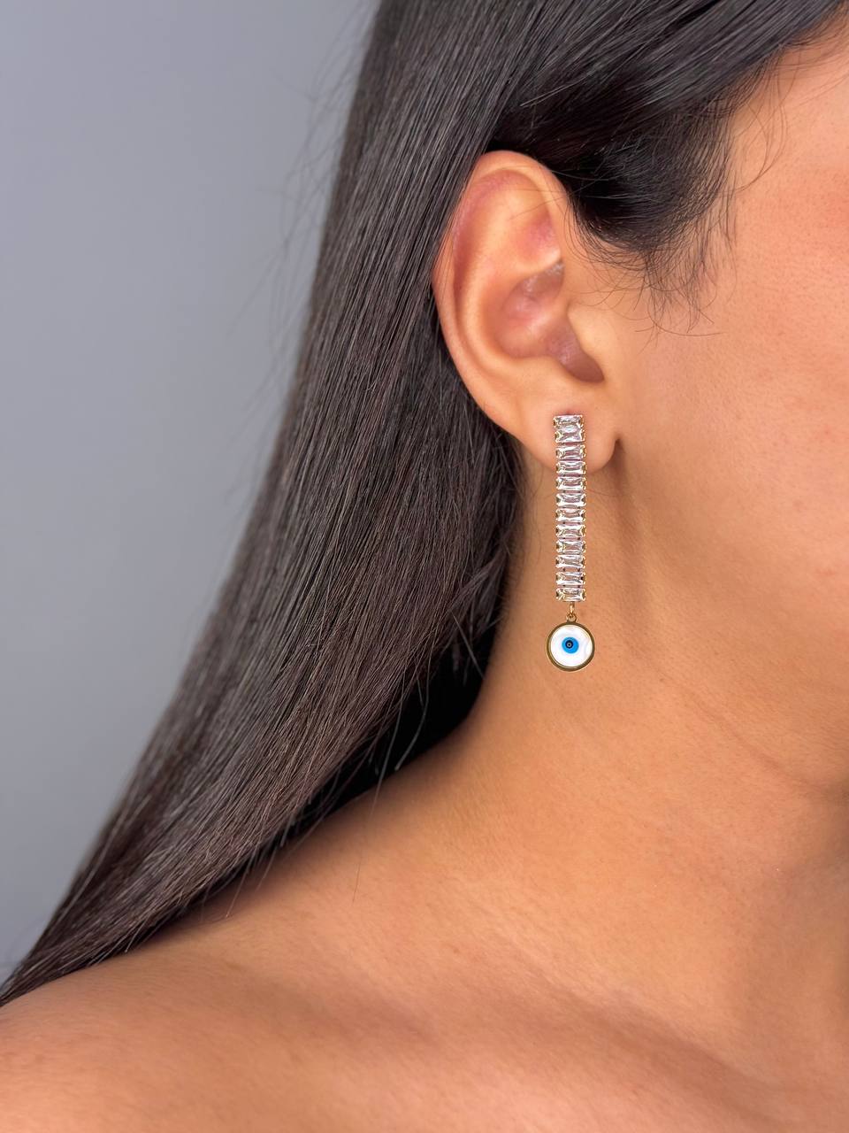 Evil Eye Dazzling Earrings