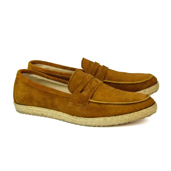 Leazus - CANVAS LOAFER - S-102 BROWN
