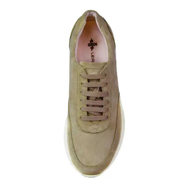 Leazus - S-ORCA SUEDE SNEAKER - BEIGE