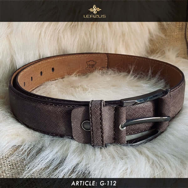 Leazus - Leather jeans belt - J-112