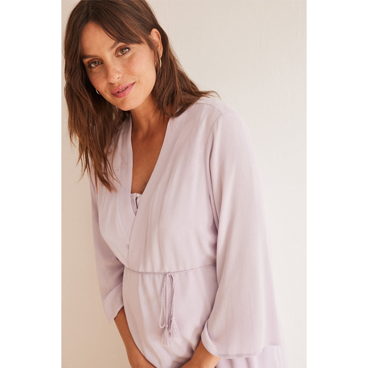 Women Secret - Lilac maternity robe - Sold by FIG