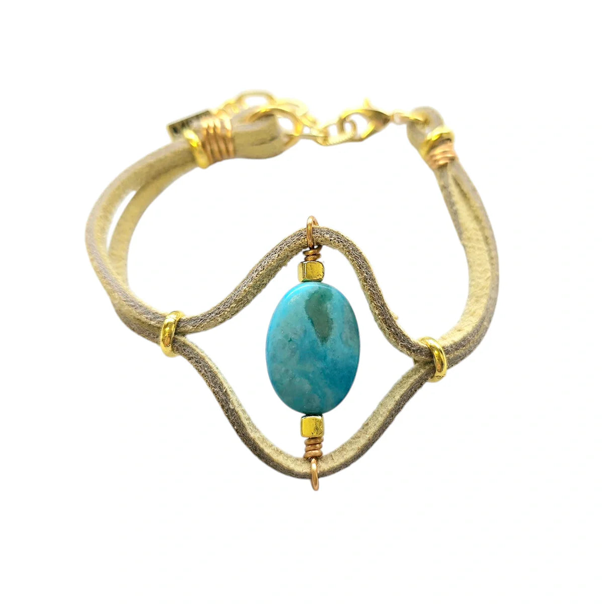 مينو - سوار جواهر الصحراء مطلية بالدهب