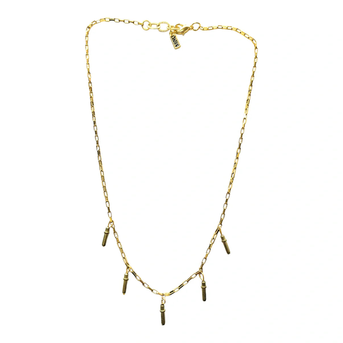 مينو-قلادة جواهر سارة مطلية بالدهب