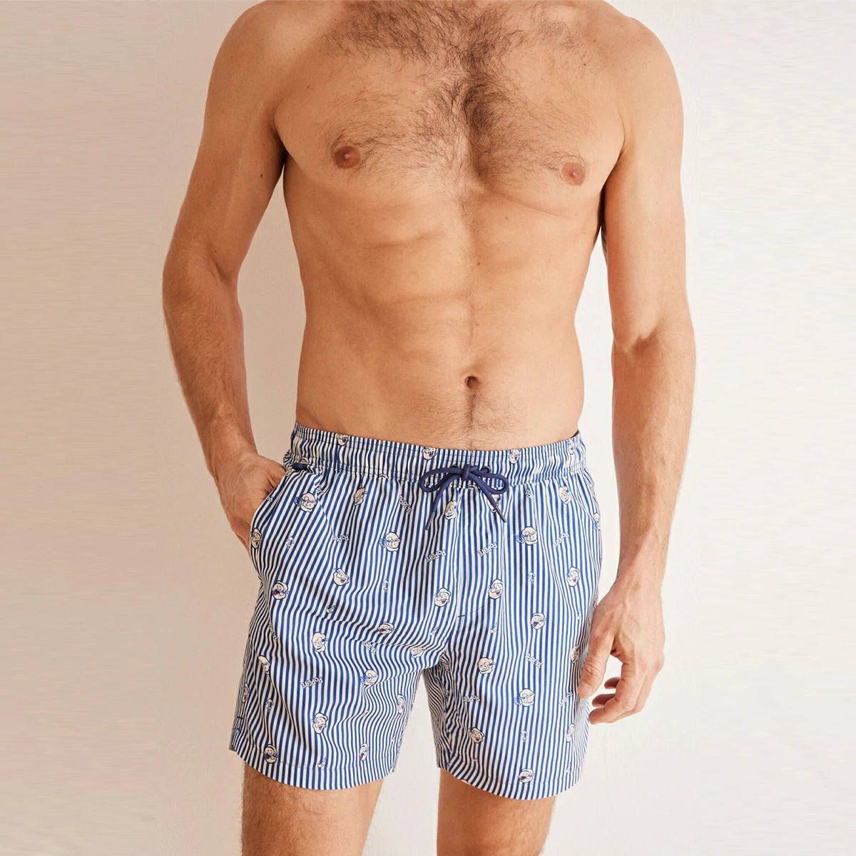 Women Secret - Popeye striped men's swimsuit - Sold by FIG