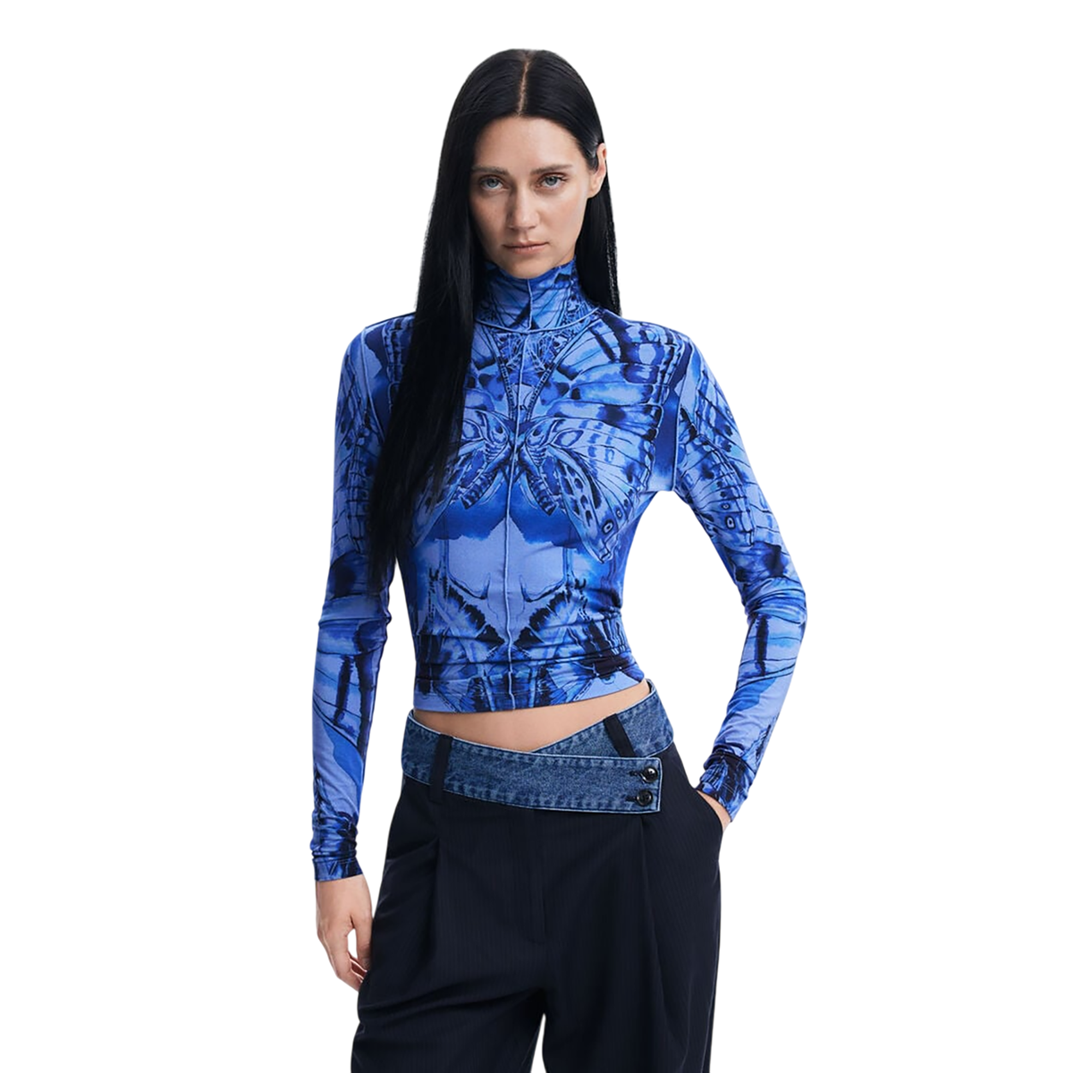 ديسيجوال - تيشرت الفراشة للنساء - بيعت من قبل اف اي جي