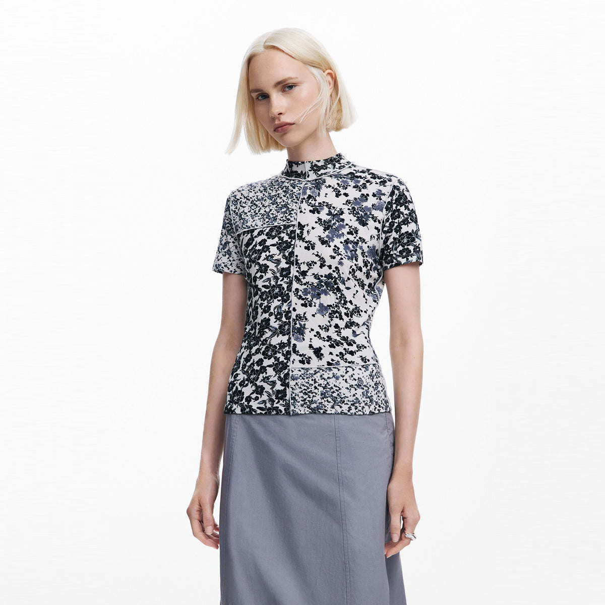 Desigual - Patchy Floral T-Shirt - Sold by FIG