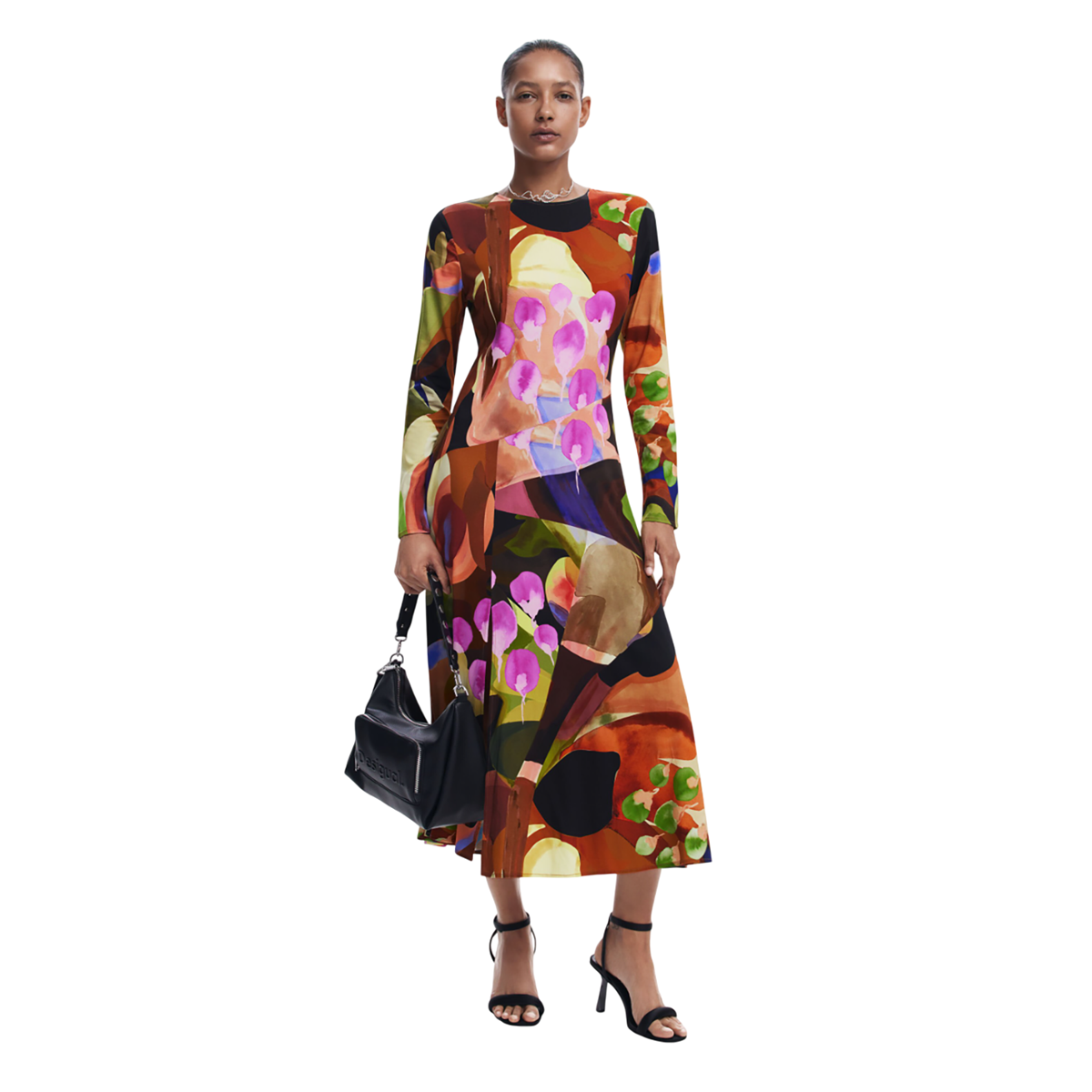 Desigual - Printed Midi Dress M. Christian Lacroix - Sold by FIG