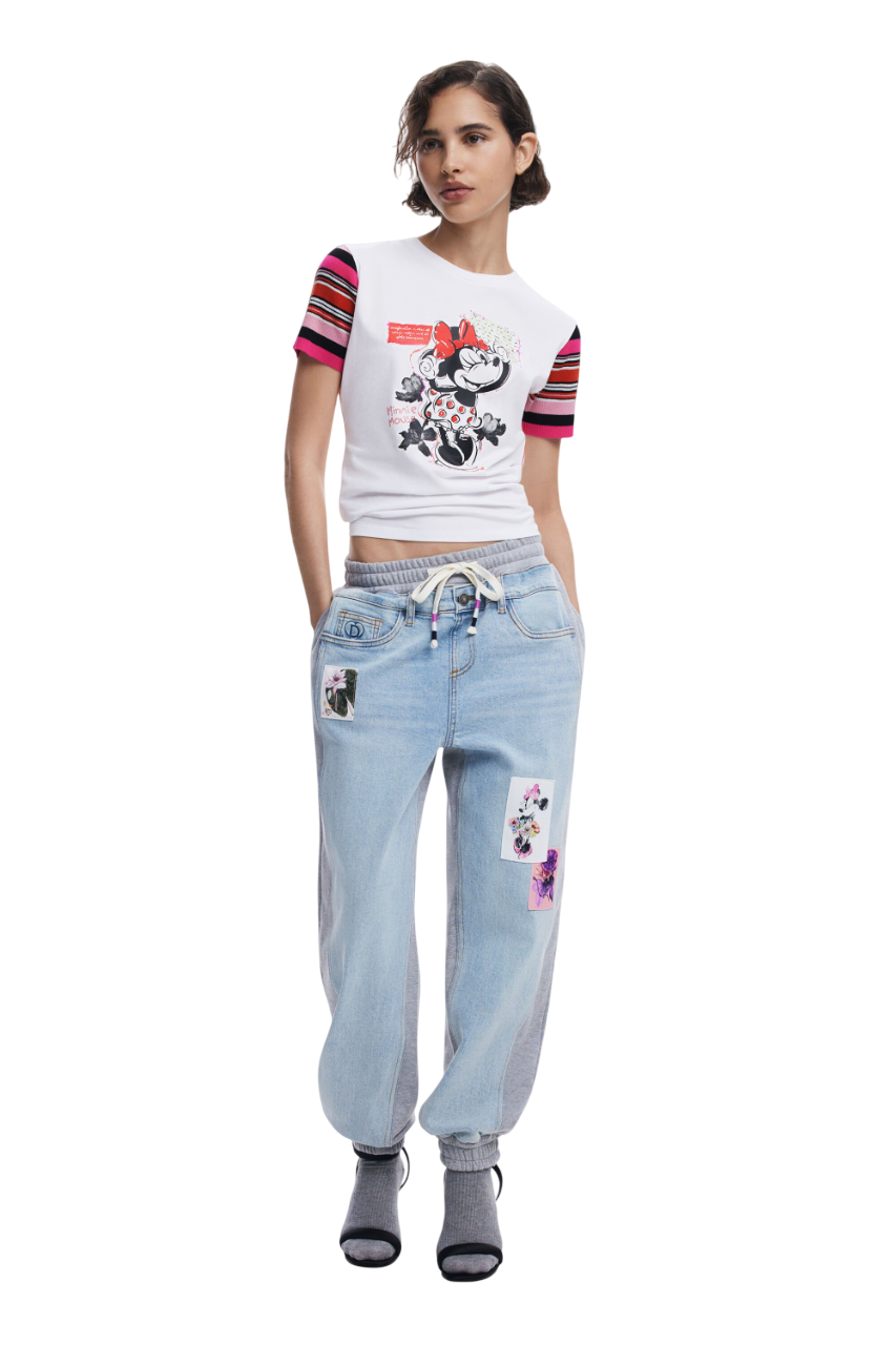 Desigual - Minnie Mouse™ Jogger Jeans - sold by FIG