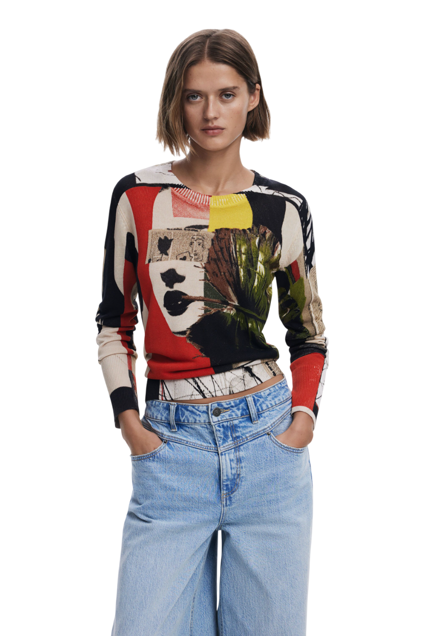 Desigual - Sweater designed by Mr. Christian Lacroix - sold by FIG