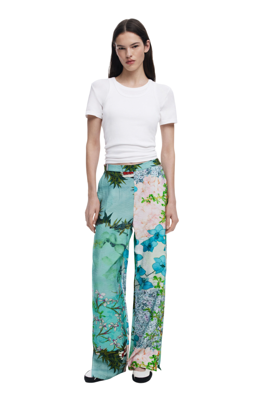 Desigual - Floral print trousers - sold by FIG