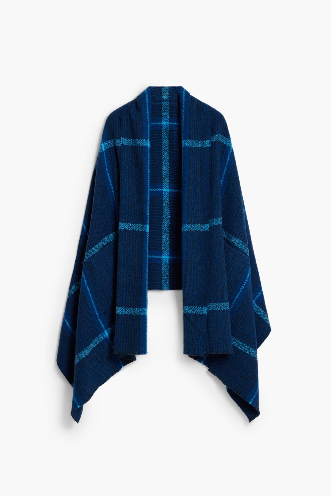 Desigual - Checkered cape scarf