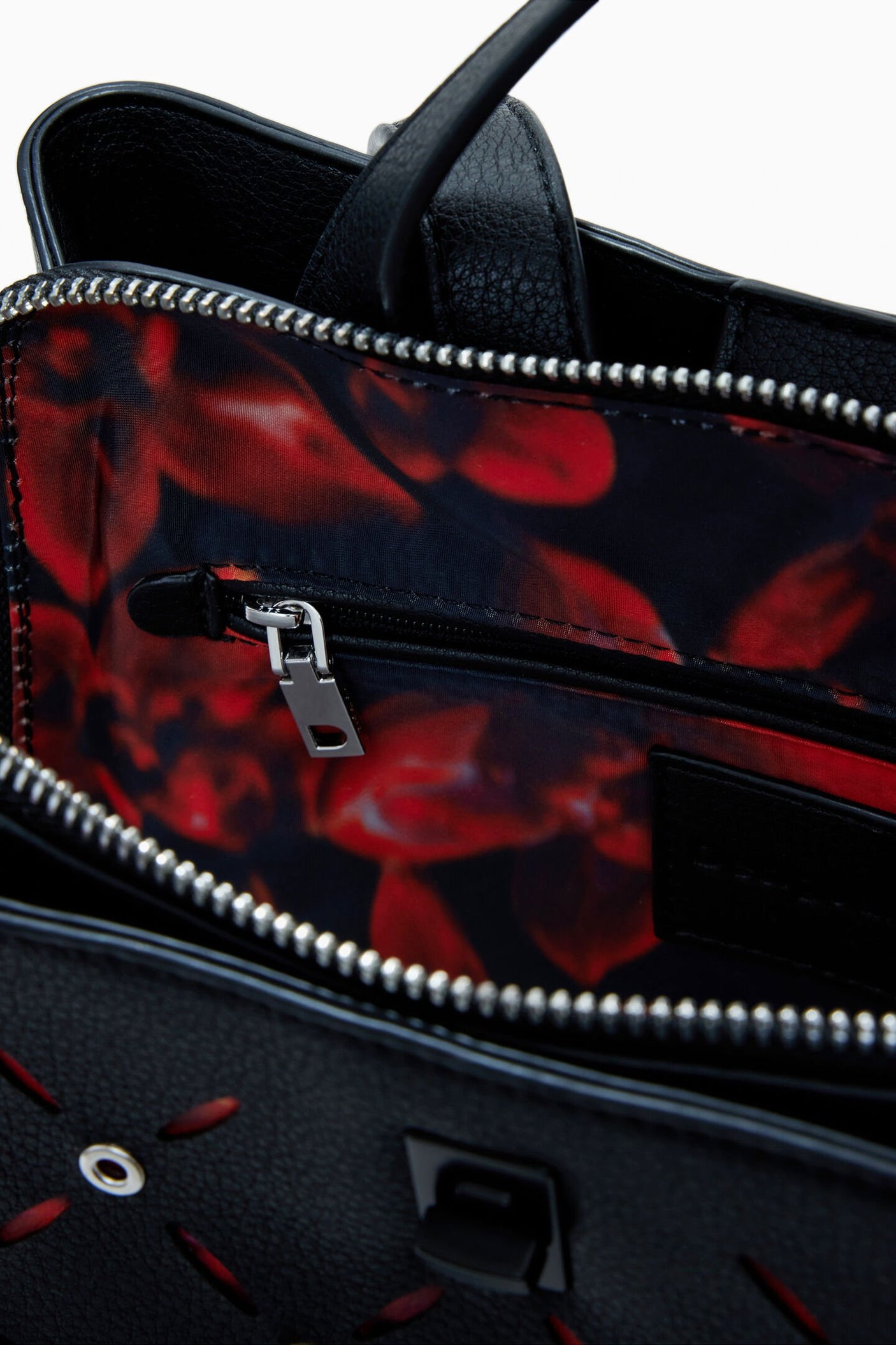 Desigual - Small perforated backpack with studs