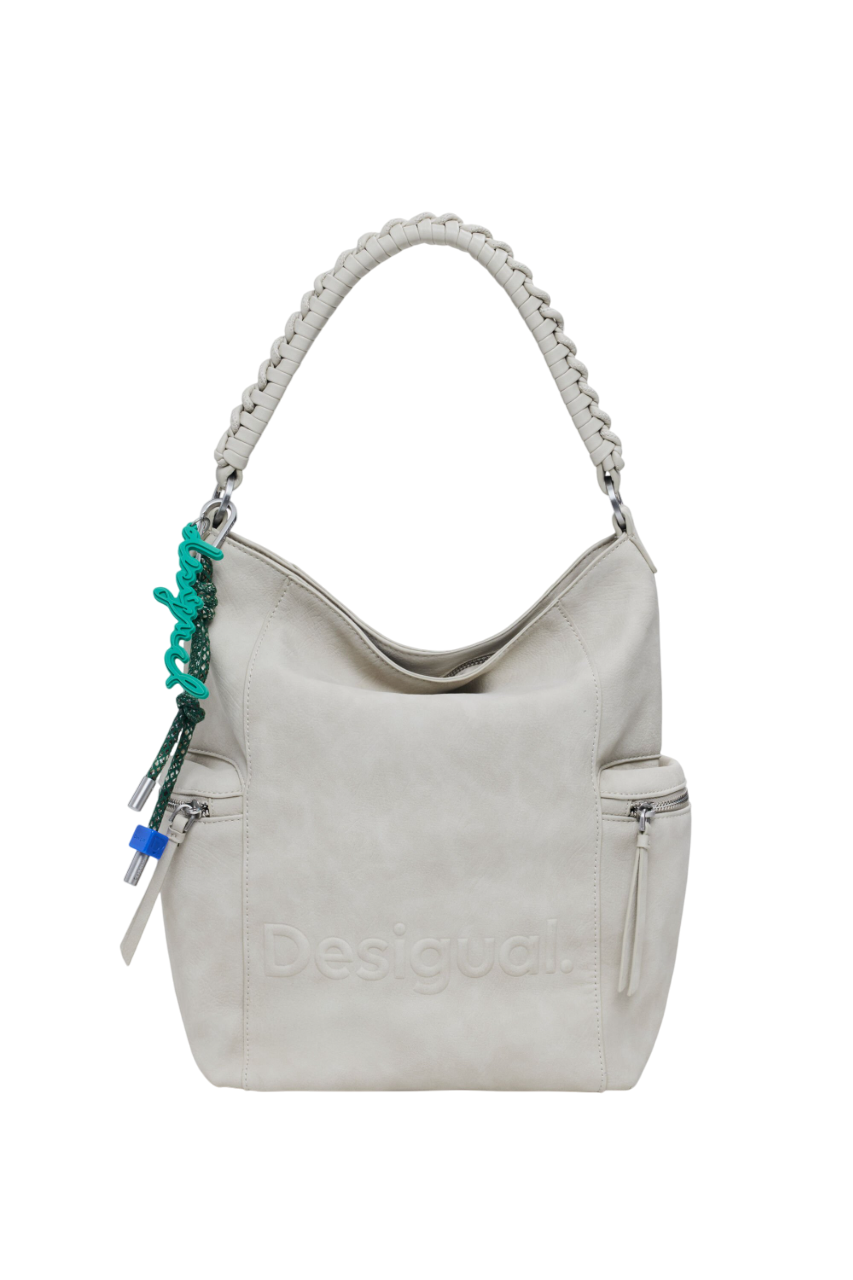 Desigual - Large logo faux leather backpack