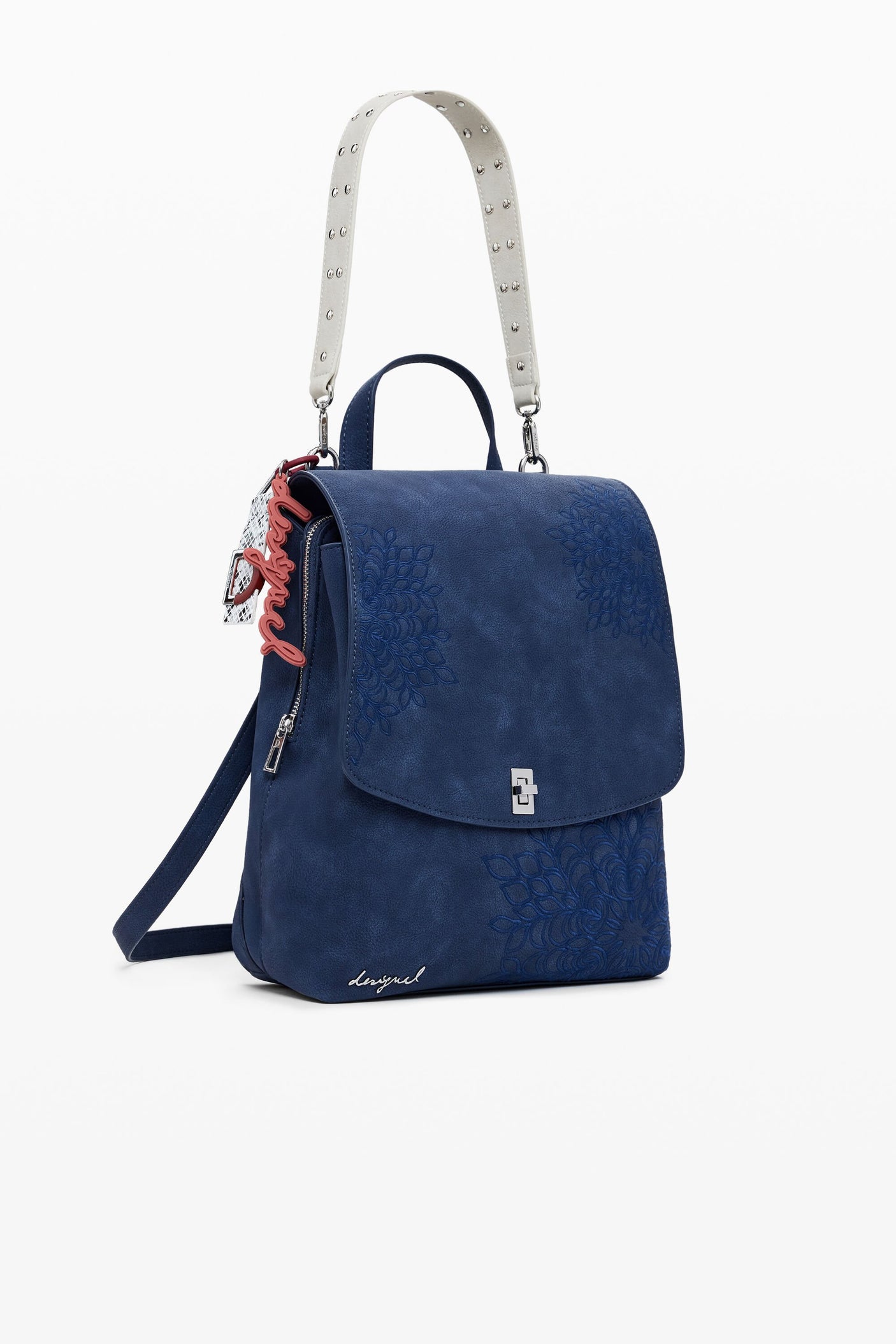 Desigual - Small embossed flap backpack