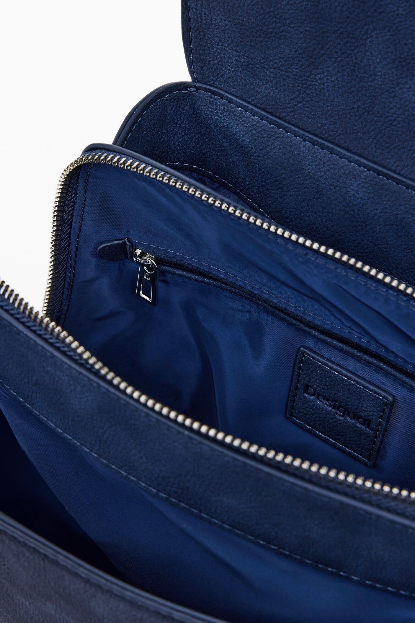 Desigual - Small embossed flap backpack