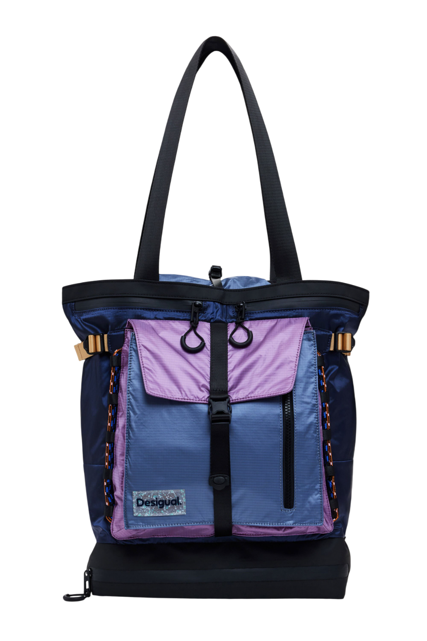 Desigual - Large nylon tote backpack